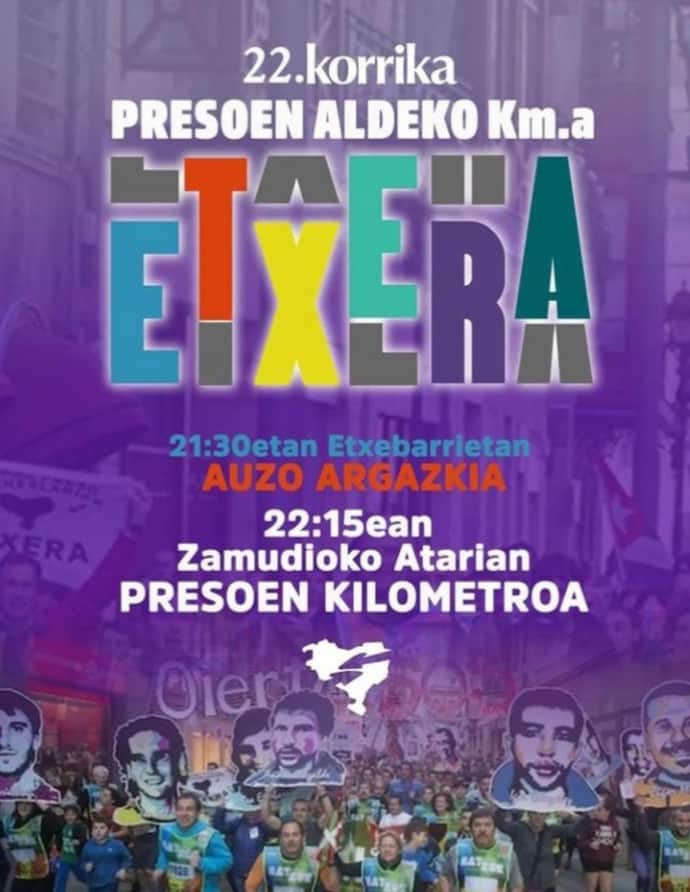 'Korrika', la carrera por el euskera que cuenta con 'kilómetros por los presos'