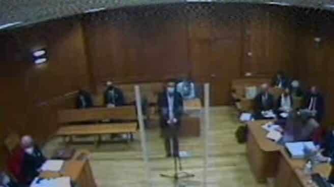 El empresario Alberto Luceño durante su declaración en sede judicial