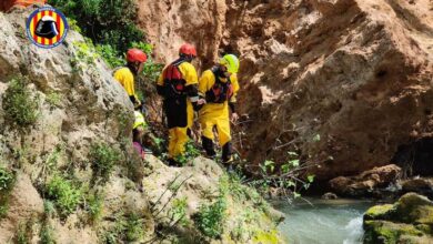 Mueren una madre y su hijo tras caer a una zona de agua en el paraje de Los Chorradores de Navarrés