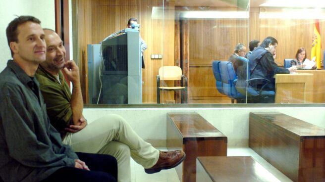 Juan Luis Aguirre Lete, en el juicio por el secuestro de Ortega Lara. Juan Luis Aguirre Lete, en el juicio por el secuestro de Ortega Lara.