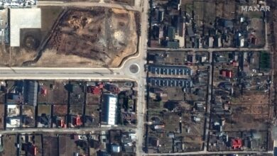 Drones e imágenes por satélite desmontan las teorías de la conspiración sobre los muertos de Bucha