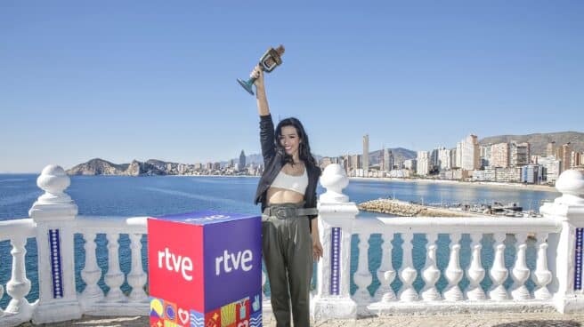 Chanel, tras ganar el Benidorm Fest para representar a España en Eurovisión. Chanel, tras ganar el Benidorm Fest para representar a España en Eurovisión.
