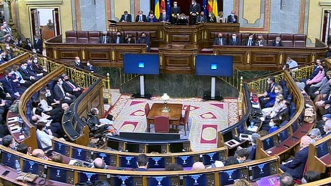 El Congreso espera a la intervención de Volodimir Zelenski.