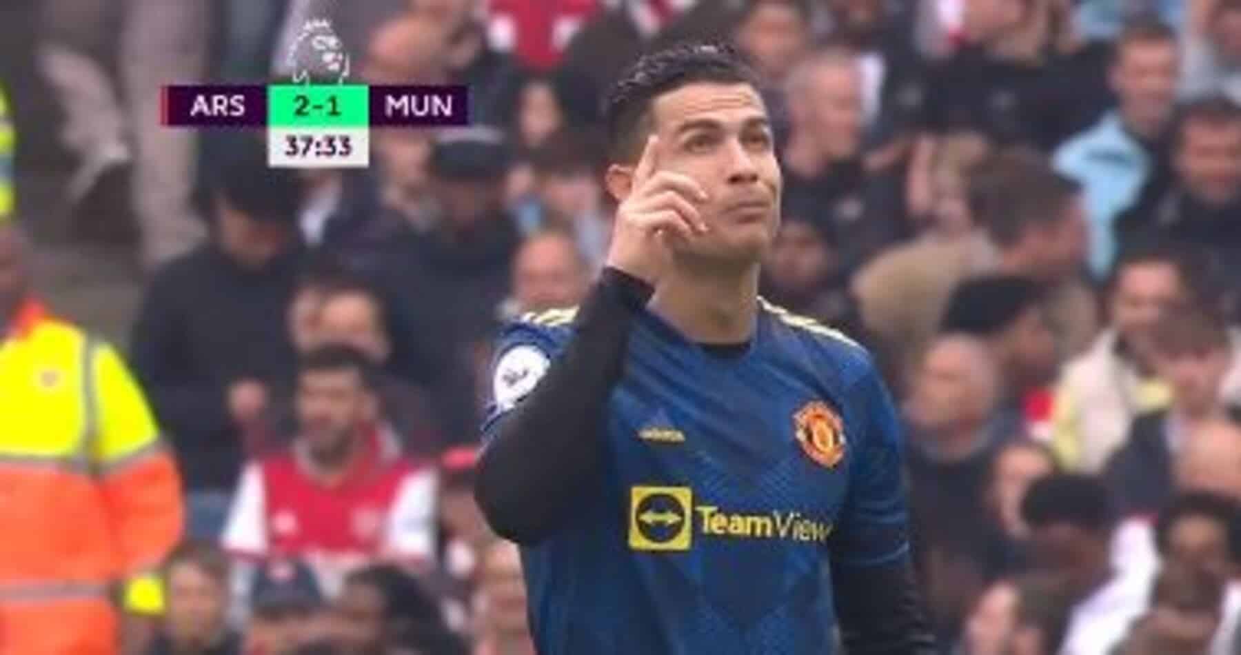 Cristiano Ronaldo homenajea a su bebé fallecido en el partido