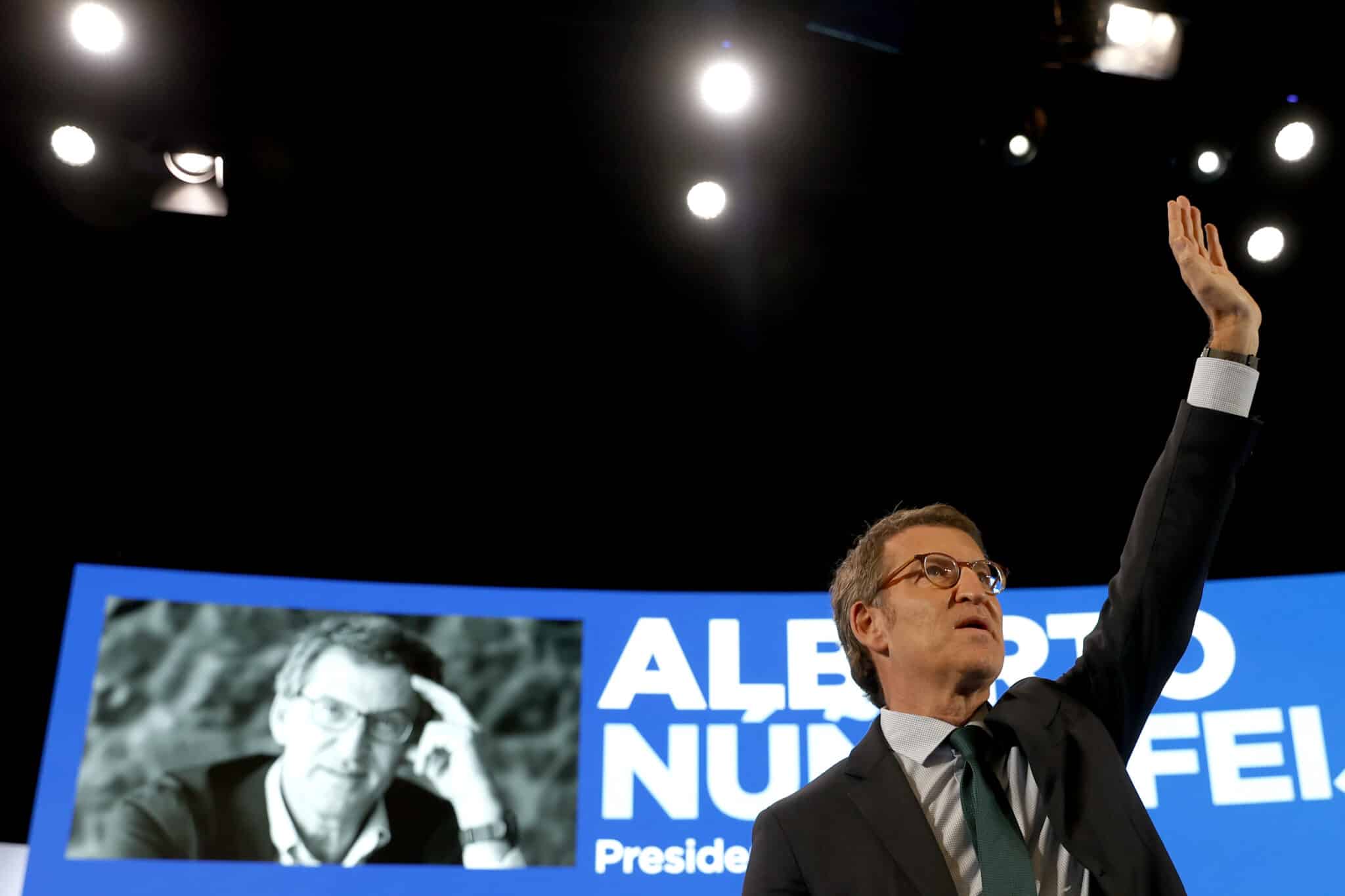 Alberto Núñez Feijóo, proclamado presidente del PP en el Congreso de Sevilla.