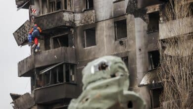 Rusia continúa su venganza por el hundimiento del 'Moskva' con otra noche de explosiones sobre Kiev