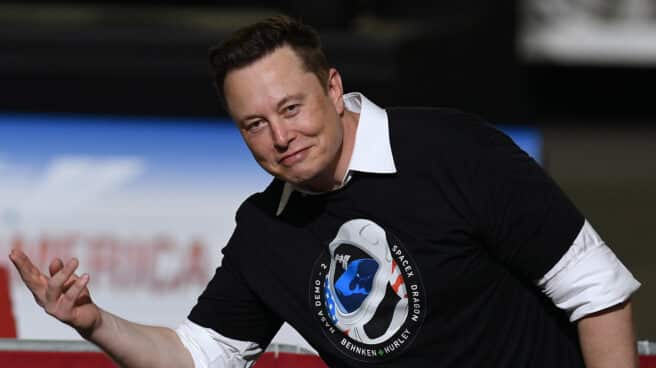 Elon Musk, en Cabo Cañaveral en un acto de Space X. Elon Musk, en Cabo Cañaveral en un acto de Space X.