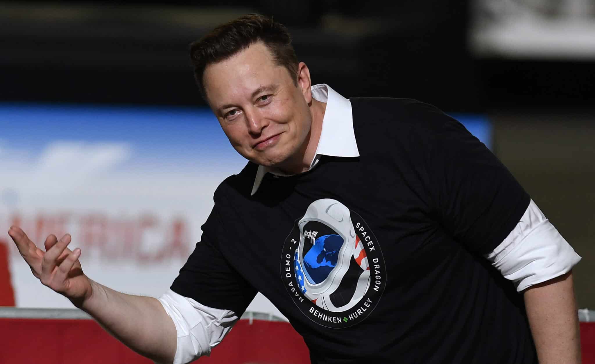Elon Musk, en Cabo Cañaveral en un acto de Space X.