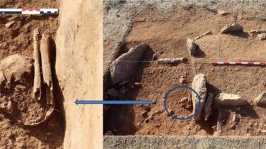 Hallan los restos de una mujer romana enterrada en la necrópolis megalítica de Panoría (Granada)