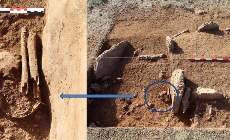 Hallan los restos de una mujer romana enterrada en la necrópolis megalítica de Panoría (Granada)