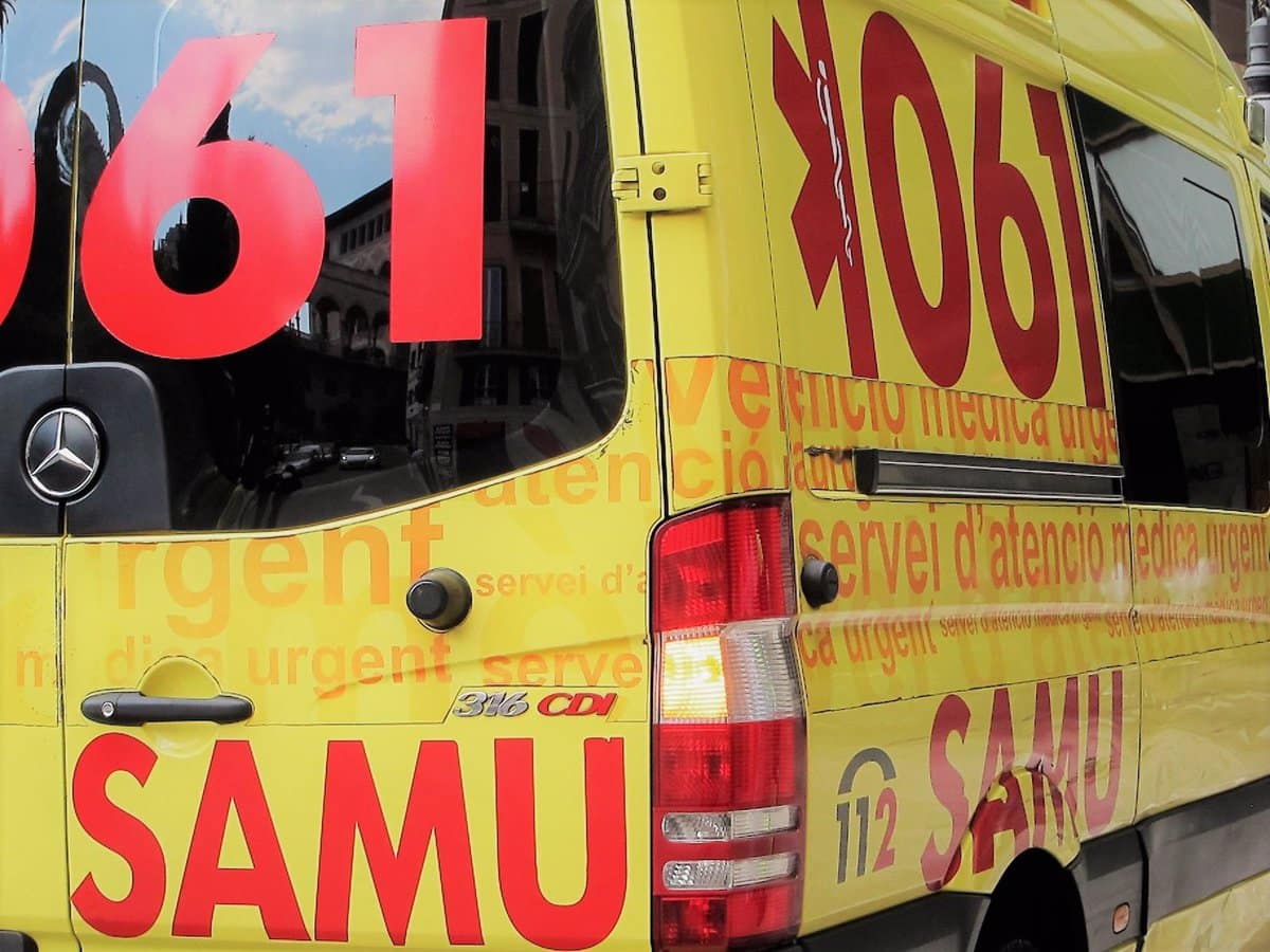 Una ambulancia del SAMU