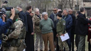 Explosiones en el centro de Kiev durante la visita del secretario general de la ONU