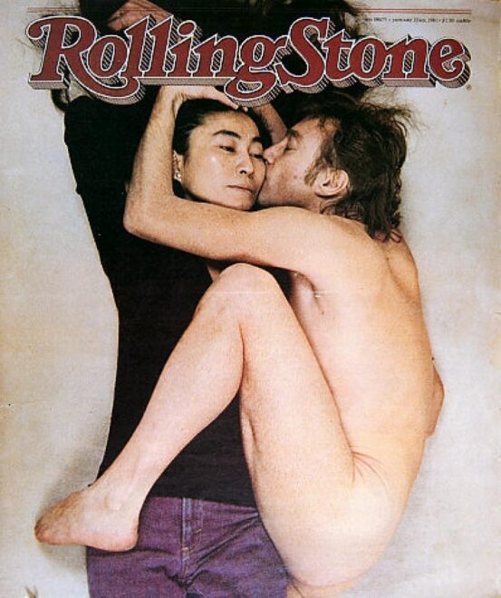 John Lennon y Yoko Ono en la portada de Rolling Stone
