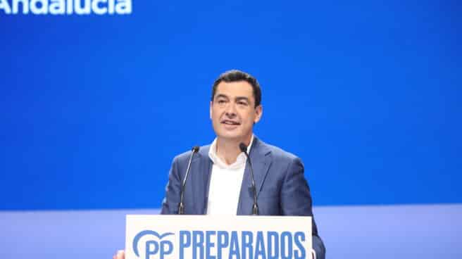 El presidente del PP en Andalucía y presidente de la Junta de Andalucía, Juanma Moreno.