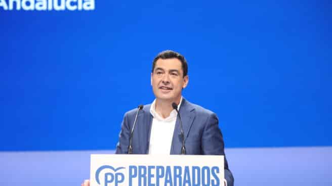 El presidente del PP en Andalucía y presidente de la Junta de Andalucía, Juanma Moreno. El presidente del PP en Andalucía y presidente de la Junta de Andalucía, Juanma Moreno.