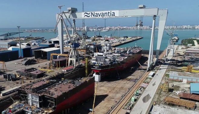 Muere un trabajador durante la reparación de un crucero en Navantia de Puerto Real