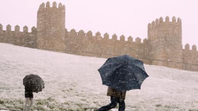 La "vuelta del invierno" cubre de nieve Ávila y Segovia