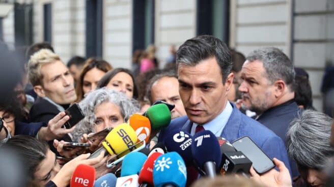 Una vergüenza El presidente del Gobierno, Pedro Sánchez