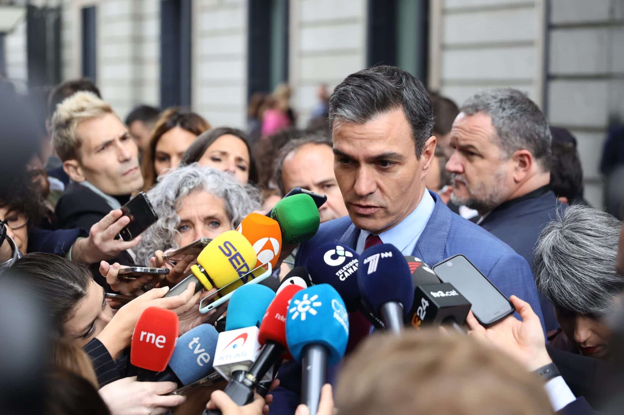 El presidente del Gobierno, Pedro Sánchez