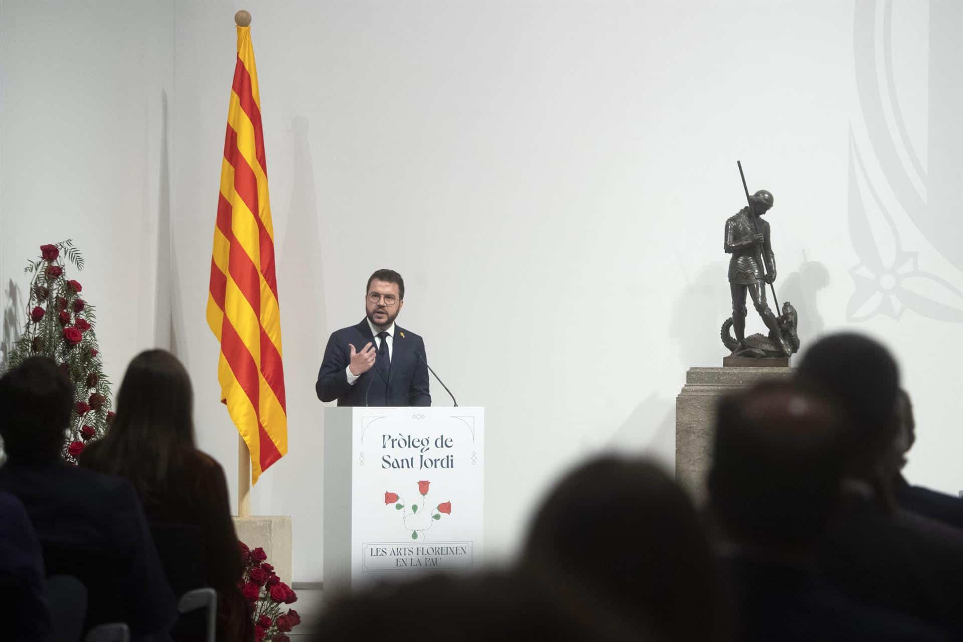 El presidente de la Generalitat, Pere Aragonès
