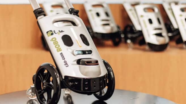 Lysa, el perro guía robot Prototipo de Lysa, el robot con inteligencia artificial que guía a las personas ciegas