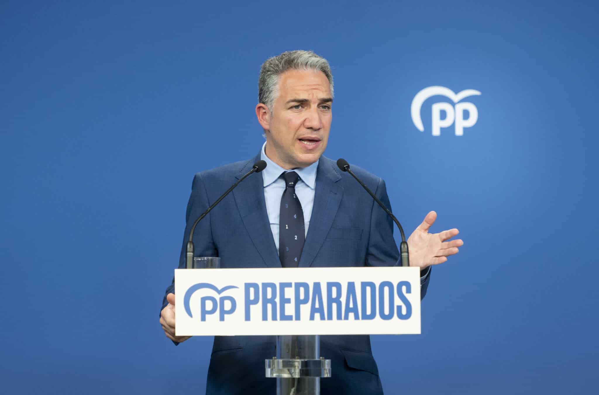 El coordinador general del PP, Elías Bendodo