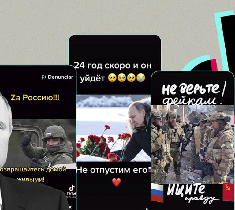 TikTok, el oasis de la propaganda rusa