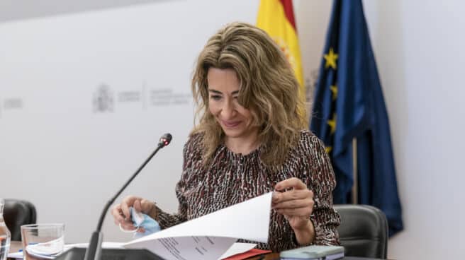La ministra de Transportes, Movilidad y Agenda Urbana, Raquel Sánchez.de Fomento de Andalucía y al alcalde de Sevilla La ministra de Transportes, Movilidad y Agenda Urbana, Raquel Sánchez.