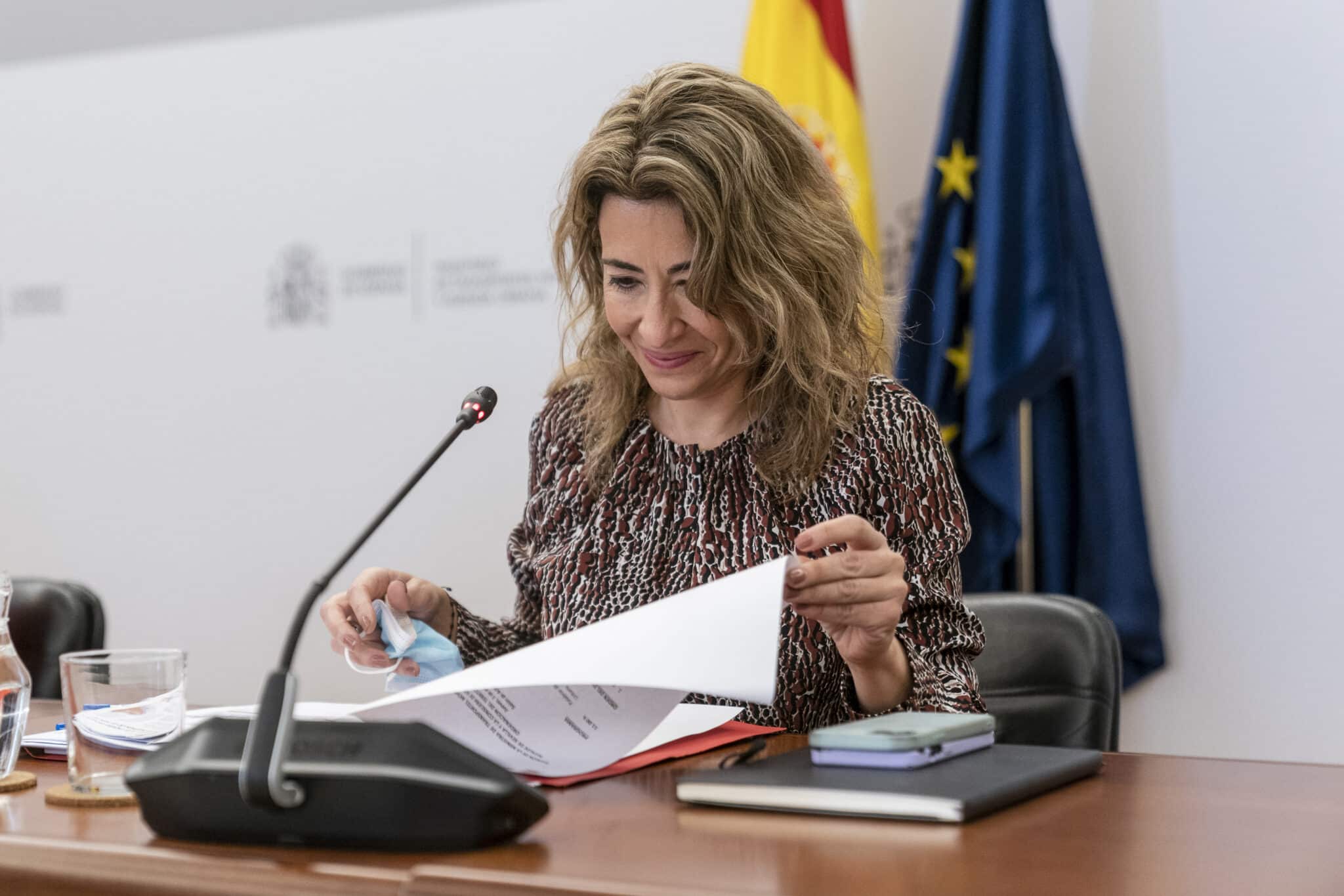 La ministra de Transportes, Movilidad y Agenda Urbana, Raquel Sánchez.