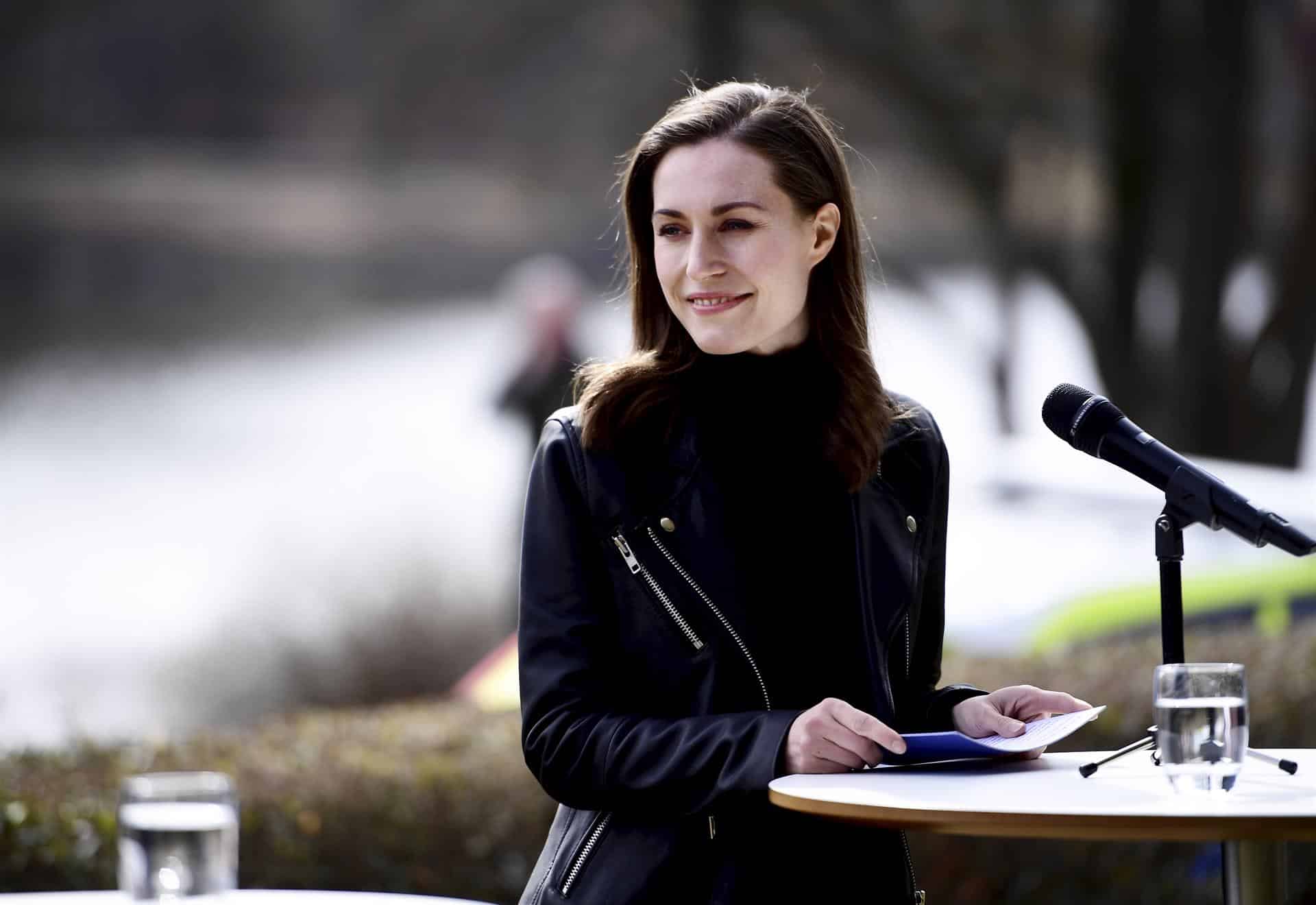 La primera ministra de Finlandia, Sanna Marin.