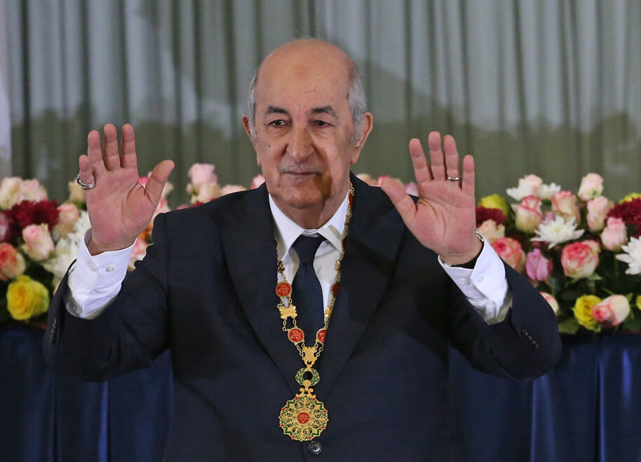 El presidente argelino, Abdelmadjid Tebboune