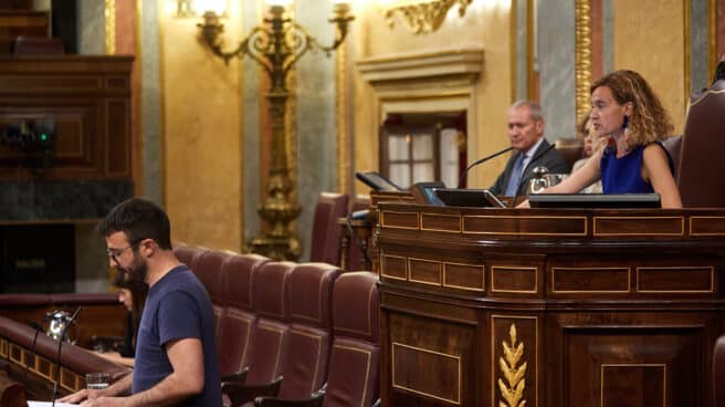 Botran (CUP) interviene en el Congreso en presencia de Batet. Botran (CUP) interviene en el Congreso en presencia de Batet.