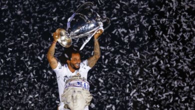 Cibeles recibe a los campeones de la Champions League con una muchedumbre de récord en la calle