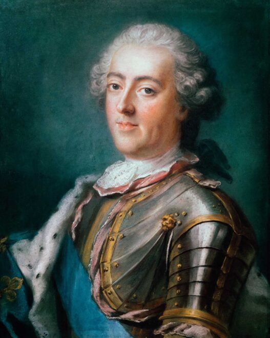 Retrato de Luis XV por Gustav Lundberg. Década de 1730. Palacio de Versalles.