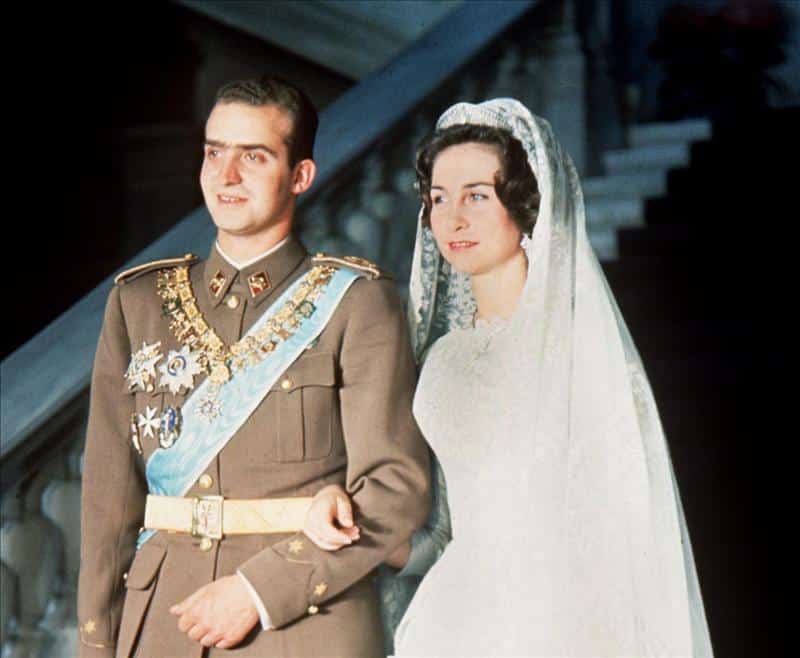 Boda de Juan Carlos y Sofía en el palacio real de Atenas