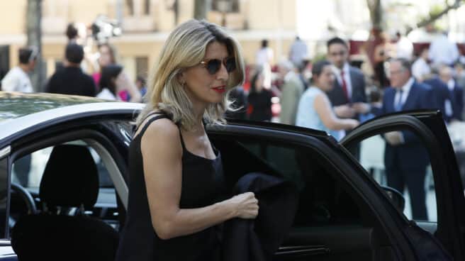 Yolanda Díaz, en el Senado.