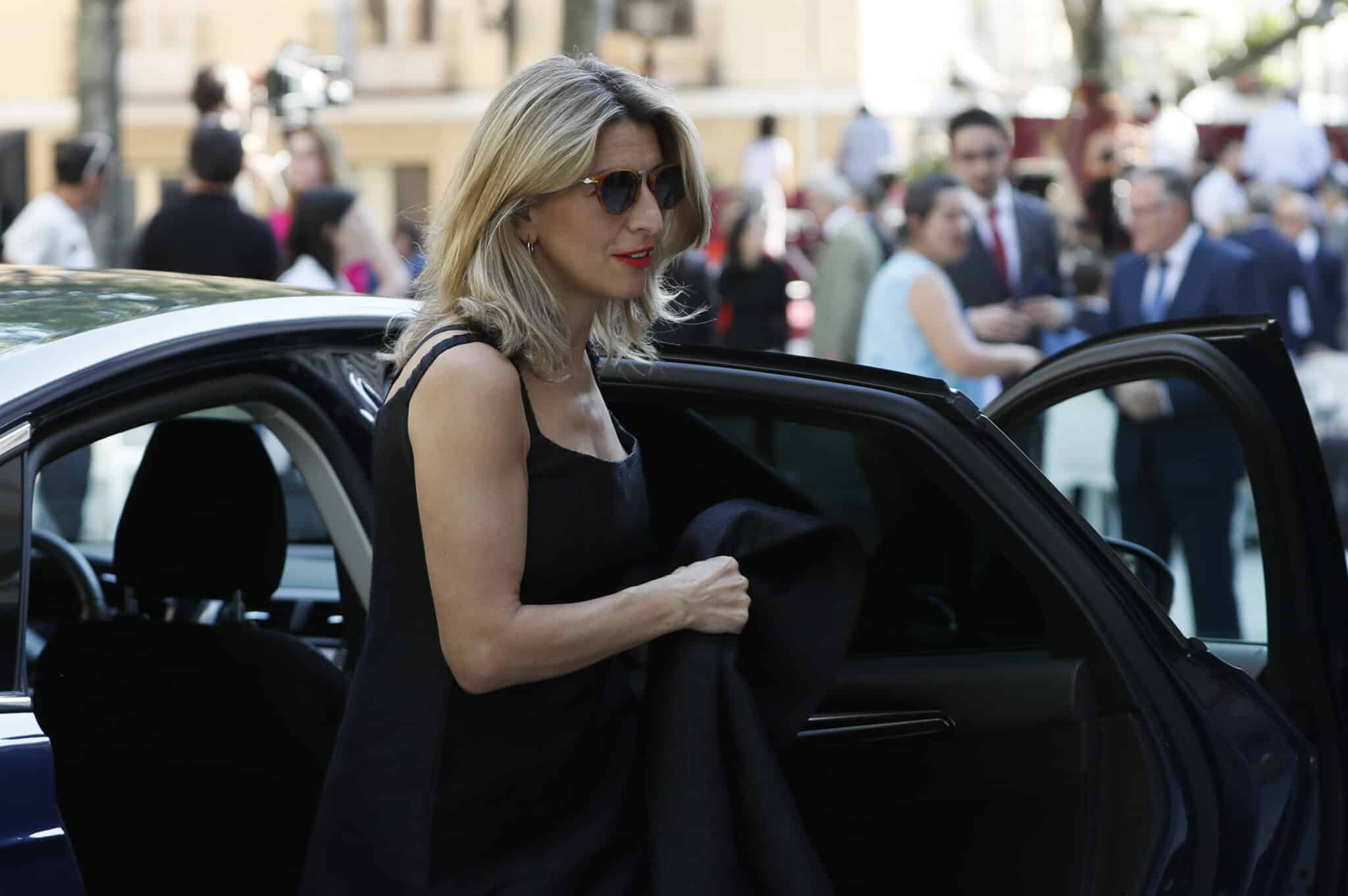 Yolanda Díaz, en el Senado.