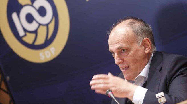 El presidente de LaLiga, Javier Tebas, participa en los "Encuentros del Centenario"