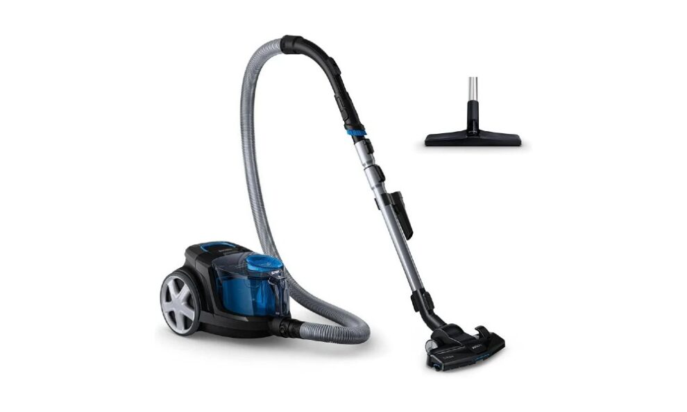 Aspirador azul Philips PowerPro Compact