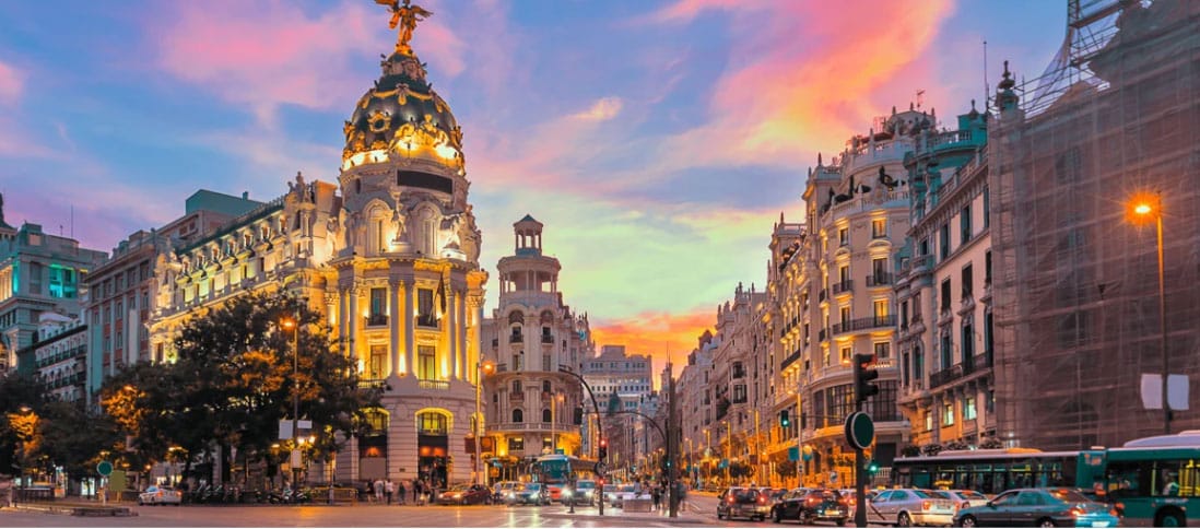 Calle Alcalá de Madrid