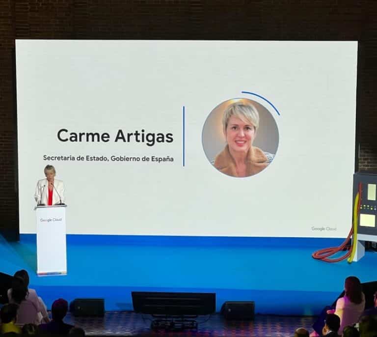 Google y Minsait, claves en la democratización del dato para Carme Artigas