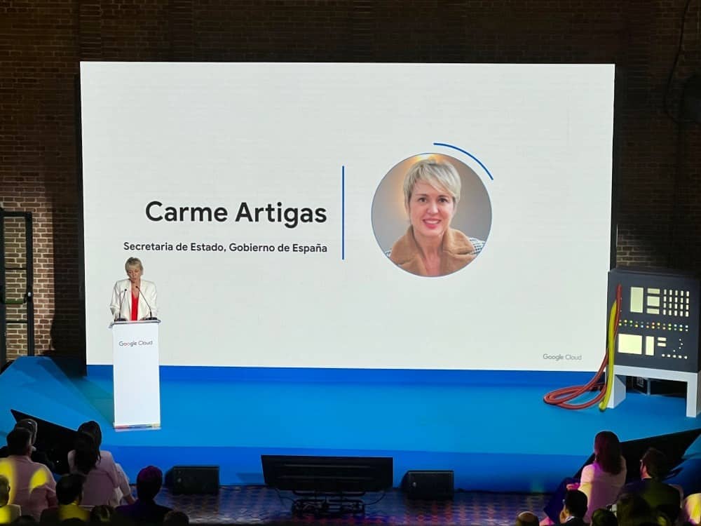 Carme Artigas, secretaria de Estado de Digitalización e Inteligencia Artificial