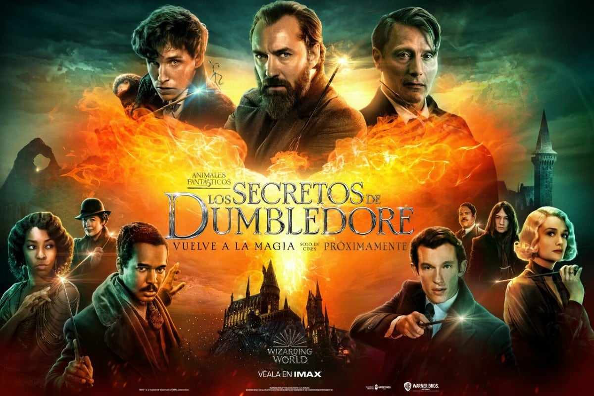 Portada de la película Animales Fantásticos: los secretos de Dumbledore