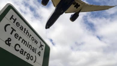 El aeropuerto de Heathrow (Ferrovial) eleva previsiones tras un récord de viajeros en pandemia