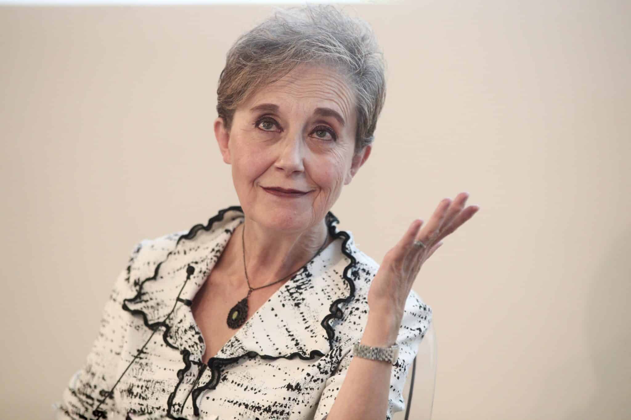 La directora del CNI, Paz Esteban, durante su intervención en un seminario reciente.