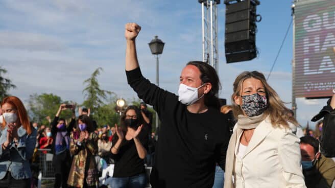 Unidas Podemos cierra su campaña en Vicálvaro