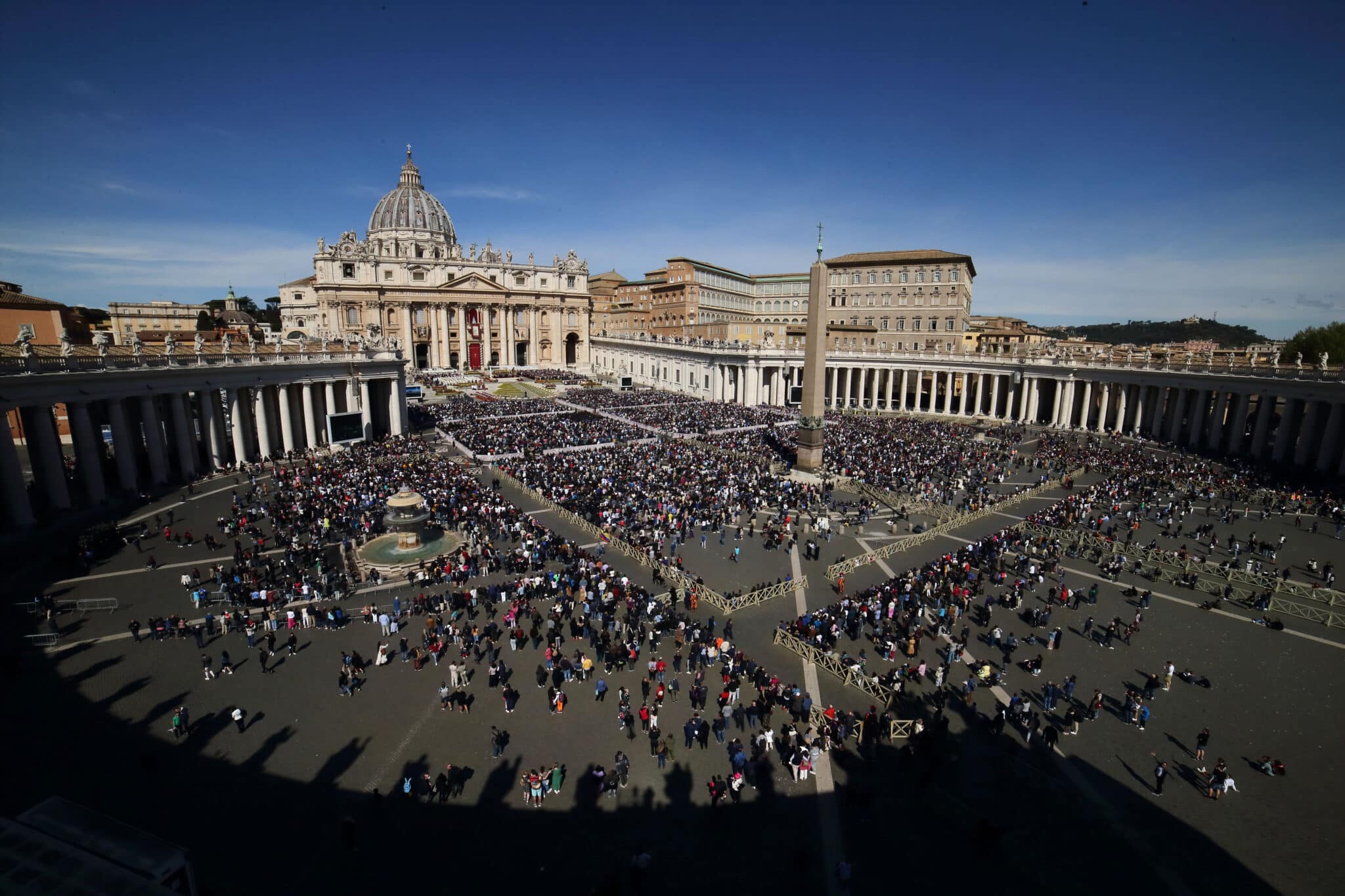 Plaza de San Pedro en el Vaticano