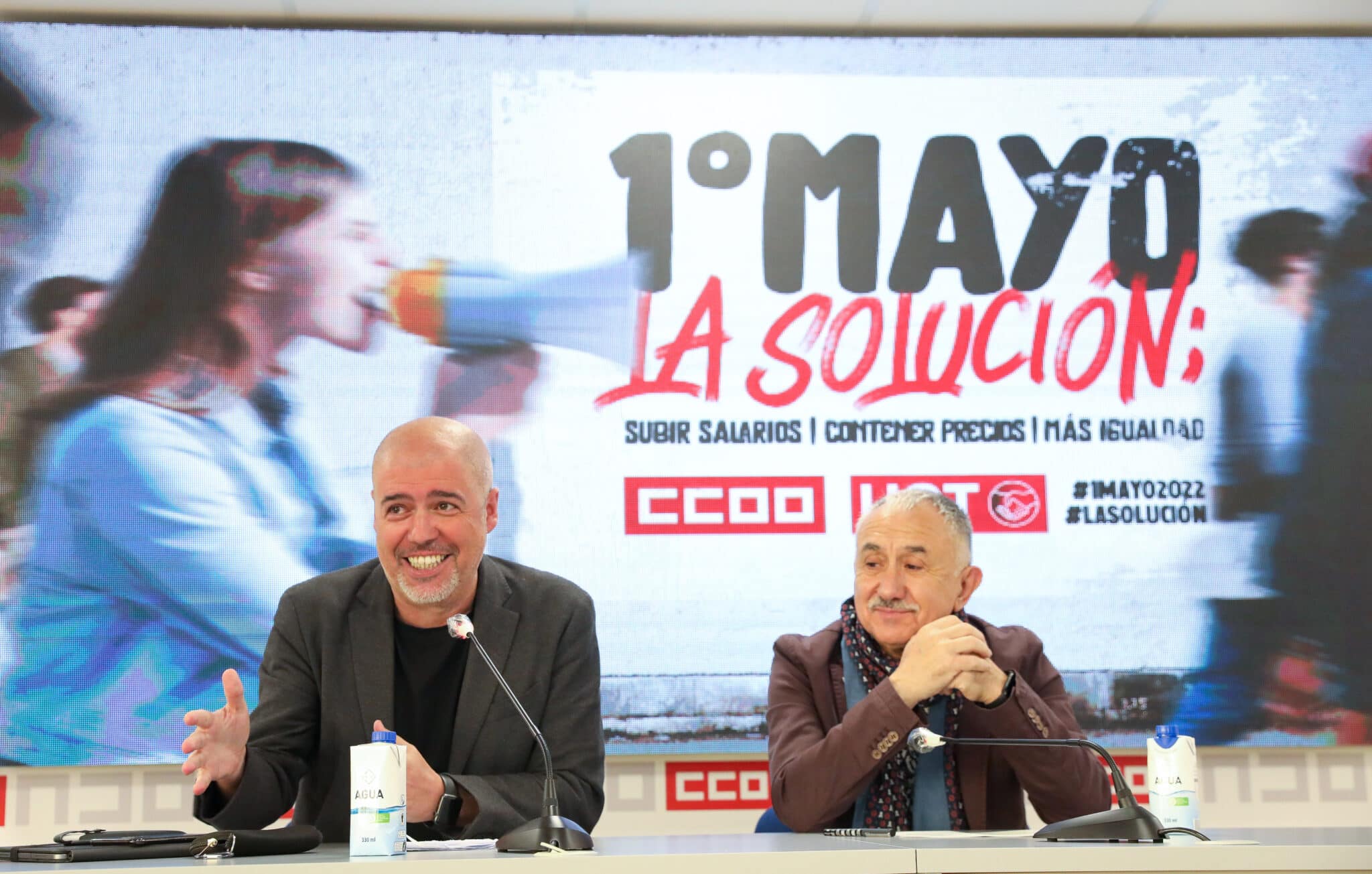 UGT y CCOO reclaman hoy en 90 actos una subida salarial y la contención de los precios