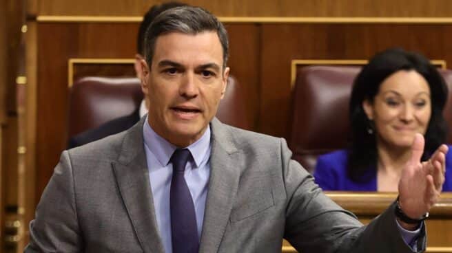 El presidente del Gobierno, Pedro Sánchez, esta semana en el Congreso.