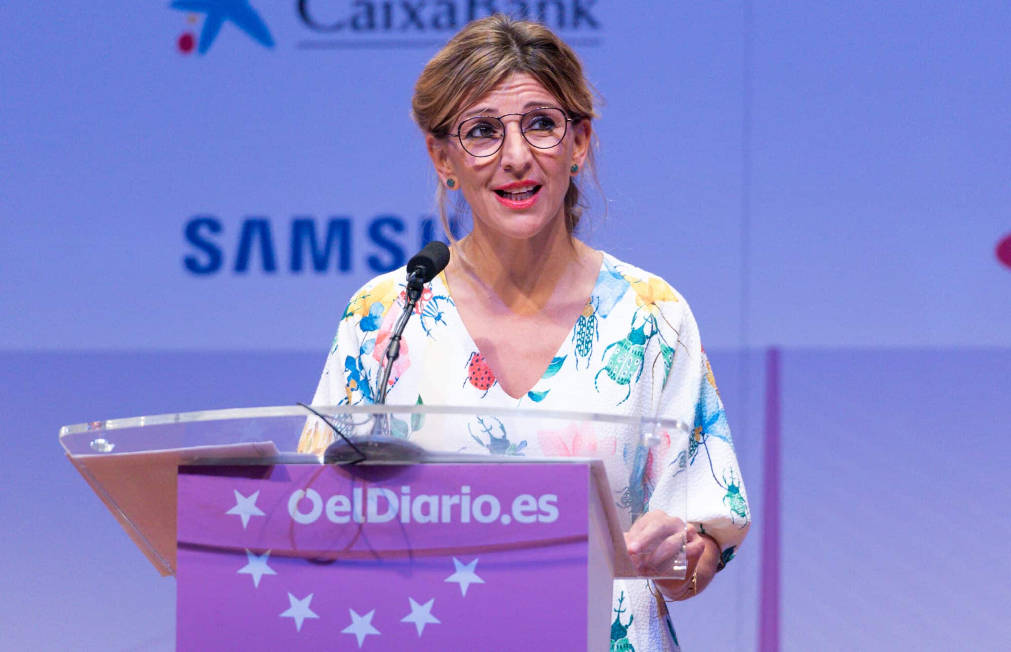 La vicepresidenta Segunda del Gobierno y Ministra de Trabajo y Economía Social, Yolanda Díaz